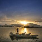 Sommerabend am Mekong