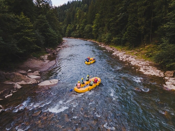 Wildwasser Rafting