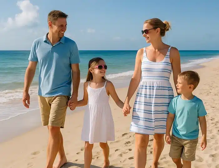 Familienurlaub am Meer