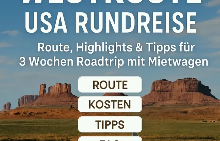 Westküste USA Rundreise Tipps