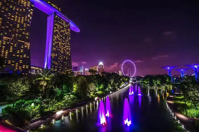Genieße Singapurs Skyline